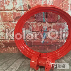 RAL 2009 Farba Proszkowa Poliestrowa Kolor Czerwony Gładki Półpołysk KO-U060