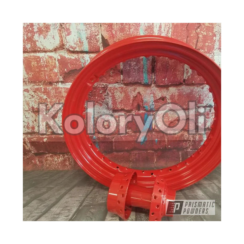 RAL 2009 Farba Proszkowa Poliestrowa Kolor Czerwony Gładki Półpołysk KO-U060