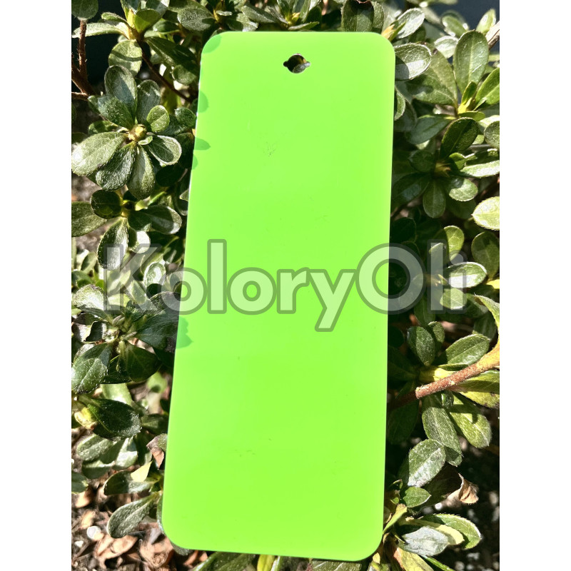 Transparent Seledynowy Neonowy Farba Proszkowa Poliestrowa Połysk KO-N0501 Transparent Seledynowy Neonowy Farba Proszkowa Poliestrowa Połysk KO-N0501