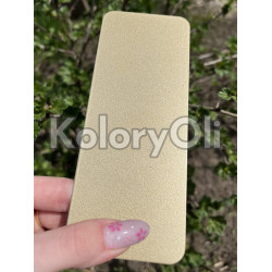 CHAMPAGNE GOLD (SZAMPAŃSKIE ZŁOTO) Farba Proszkowa Poliestrowa Kolor Złoty Szampański Gładki Półmat KO-N0654-produkcja