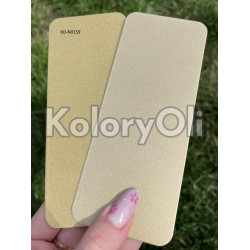 CHAMPAGNE GOLD (SZAMPAŃSKIE ZŁOTO) Farba Proszkowa Poliestrowa Kolor Złoty Szampański Gładki Półmat KO-N0654-produkcja