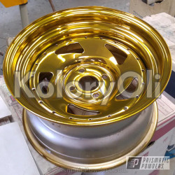 BRASSY GOLD Farba Proszkowa Poliestrowa Kolor Złoty Wysoki połysk KO-PP0015 BRASSY GOLD Farba Proszkowa Poliestrowa Kolor Złoty Wysoki połysk KO-PP0015