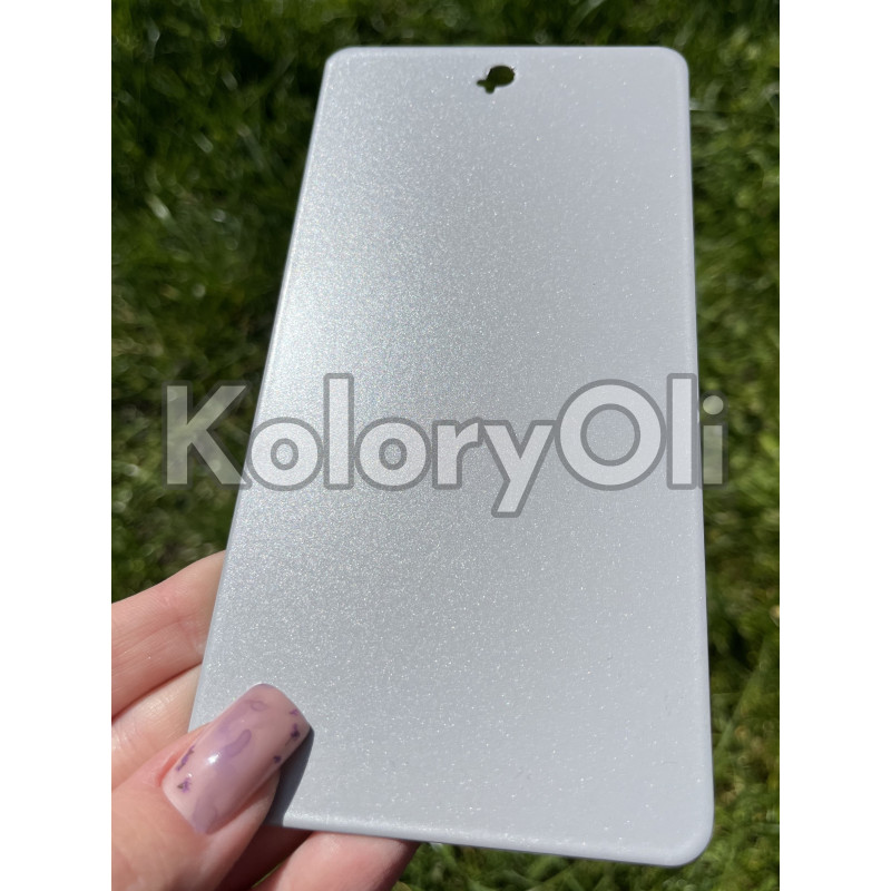 RAL 9006 bondowany QUALICOAT Farba Proszkowa Poliestrowa Kolor Szary Srebrny aluminiowy Gładki Mat KO-L0124