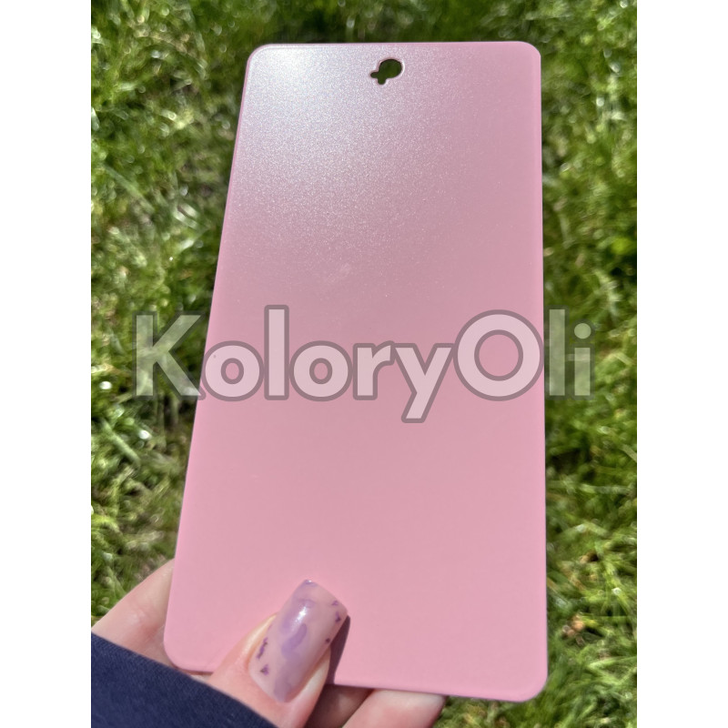LIGHT PINK QUALICOAT 2 Farba Proszkowa Poliestrowa Kolor różowy Gładki Mat KO-L0135 LIGHT PINK QUALICOAT 2 Farba Proszkowa Poliestrowa Kolor różowy Gładki Mat KO-L0135