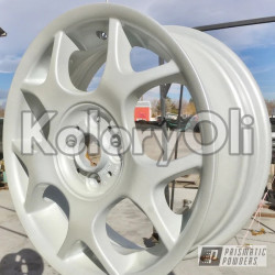 WHITE/SILVER Farba Proszkowa Poliestrowa Kolor Biały Satyna KO-PP0887 WHITE/SILVER Farba Proszkowa Poliestrowa Kolor Biały Satyna KO-PP0887