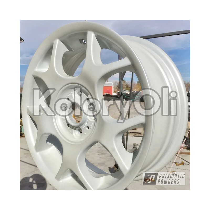 WHITE/SILVER Farba Proszkowa Poliestrowa Kolor Biały Satyna KO-PP0887 WHITE/SILVER Farba Proszkowa Poliestrowa Kolor Biały Satyna KO-PP0887
