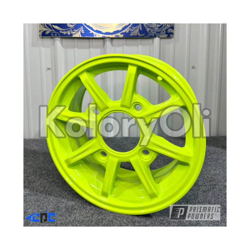 MANTA GREEN Farba Proszkowa Poliestrowa Kolor Żółty Połysk KO-PP0199