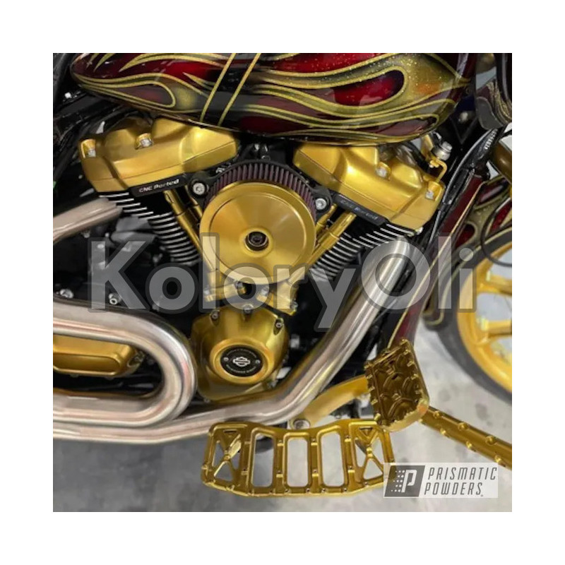 HALLA-HALLA GOLD Farba Proszkowa Poliestrowa Kolor Złoty Wysoki połysk KO-PP0839 HALLA-HALLA GOLD Farba Proszkowa Poliestrowa Kolor Złoty Wysoki połysk KO-PP0839