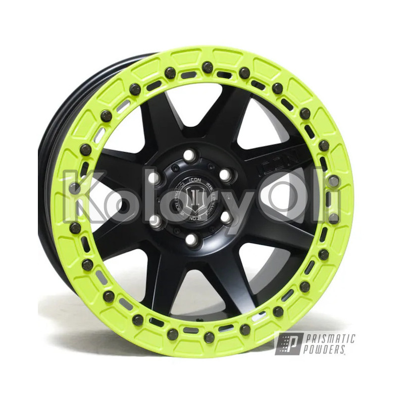CHARTREUSE SHERBERT Farba Proszkowa Poliestrowa Kolor Żółty Wysoki połysk KO-PP0070
