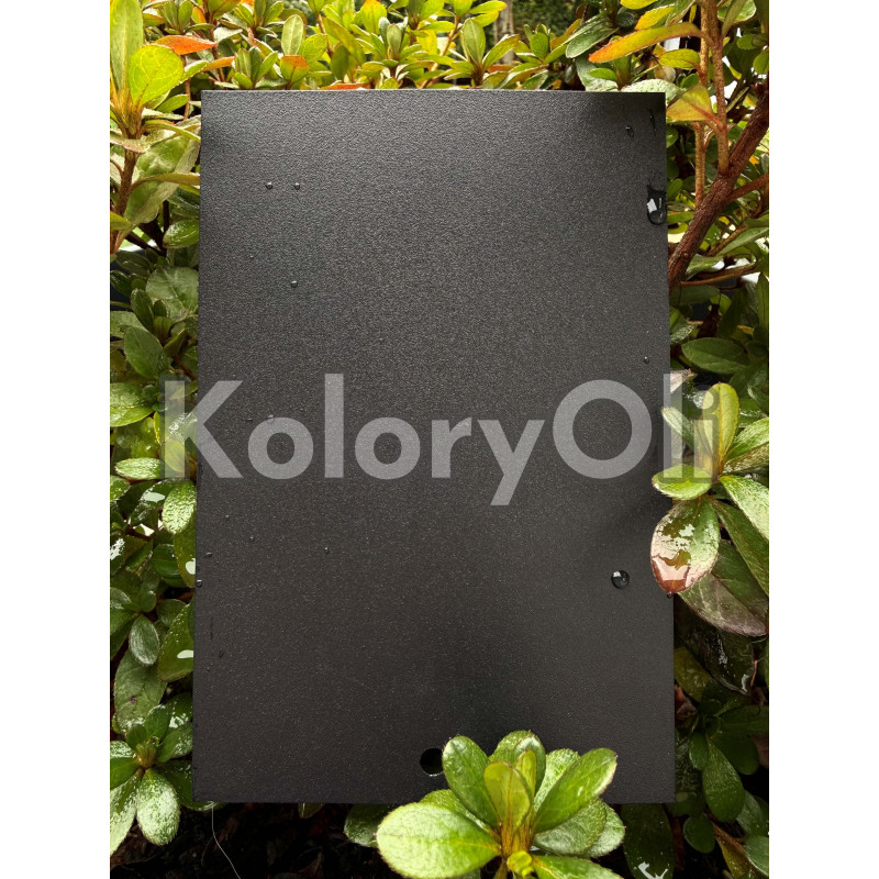 RAL 9005 Farba Proszkowa Poliestrowa Kolor Czarny Drobna Struktura OSTRA (gloss 0-10) KO-00116 RAL 9005 Farba Proszkowa Poliestrowa Kolor Czarny Drobna Struktura OSTRA (gloss 0-10) KO-00116