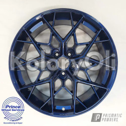 SUNSET BLUE Farba Proszkowa Poliestrowa Kolor Niebieski Półpołysk KO-PP1350