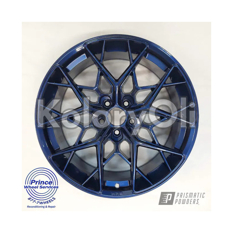 SUNSET BLUE Farba Proszkowa Poliestrowa Kolor Niebieski Półpołysk KO-PP1350