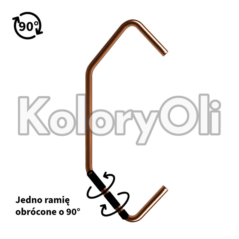 haczyk/zawieszka 75x1,5 RAMIĘ OBRÓCONE O 90C lakiernicza Drut Miedziowany długość 75 mm, fi 1,5 mm KO-Z12 haczyk/zawieszka 75x1,5 RAMIĘ OBRÓCONE O 90C lakiernicza Drut Miedziowany długość 75 mm, fi 1,5 mm KO-Z12