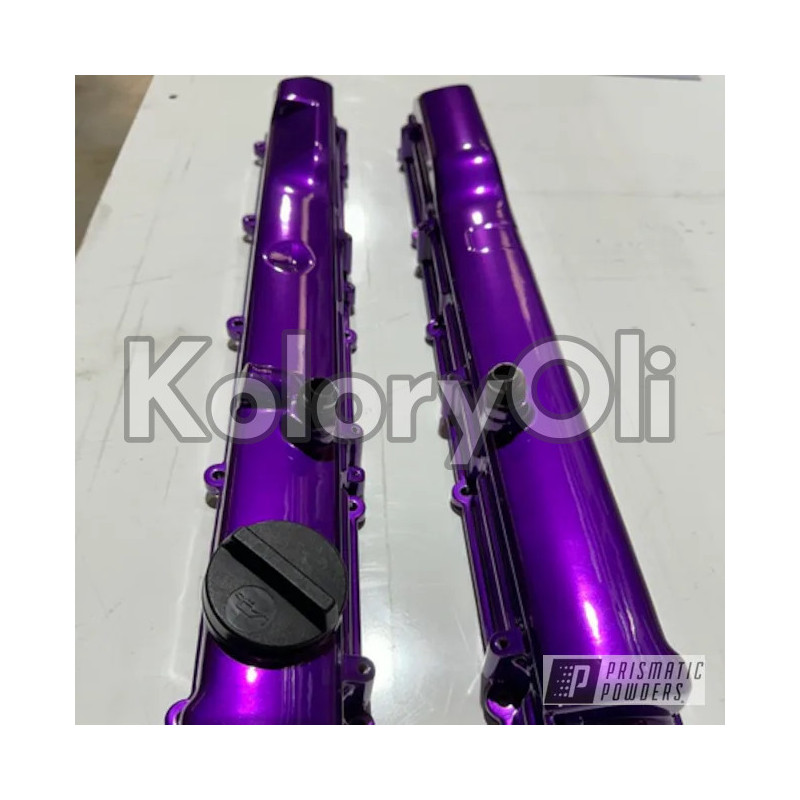 PURPLE GLAZE Farba Proszkowa Poliestrowa Kolor Fioletowy Wysoki połysk KO-PP0478