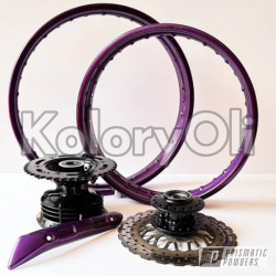 PURPLE GLAZE Farba Proszkowa Poliestrowa Kolor Fioletowy Wysoki połysk KO-PP0478