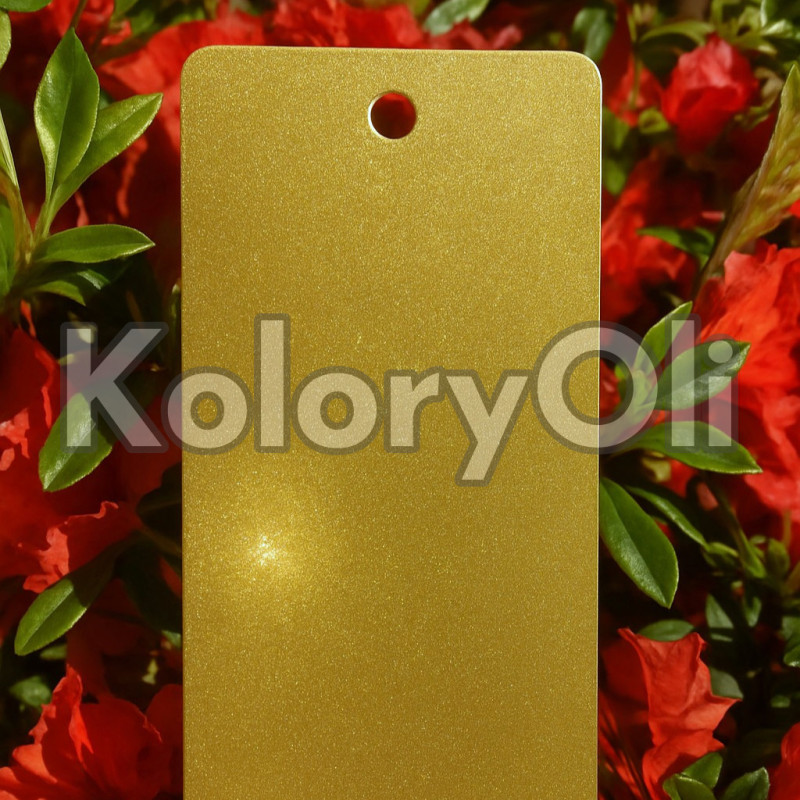 BONDED METALLIC GOLD QUALICOAT Farba Proszkowa Poliestrowa Gładki Mat KO-AZ0107 BONDED METALLIC GOLD QUALICOAT Farba Proszkowa Poliestrowa Gładki Mat KO-AZ0107