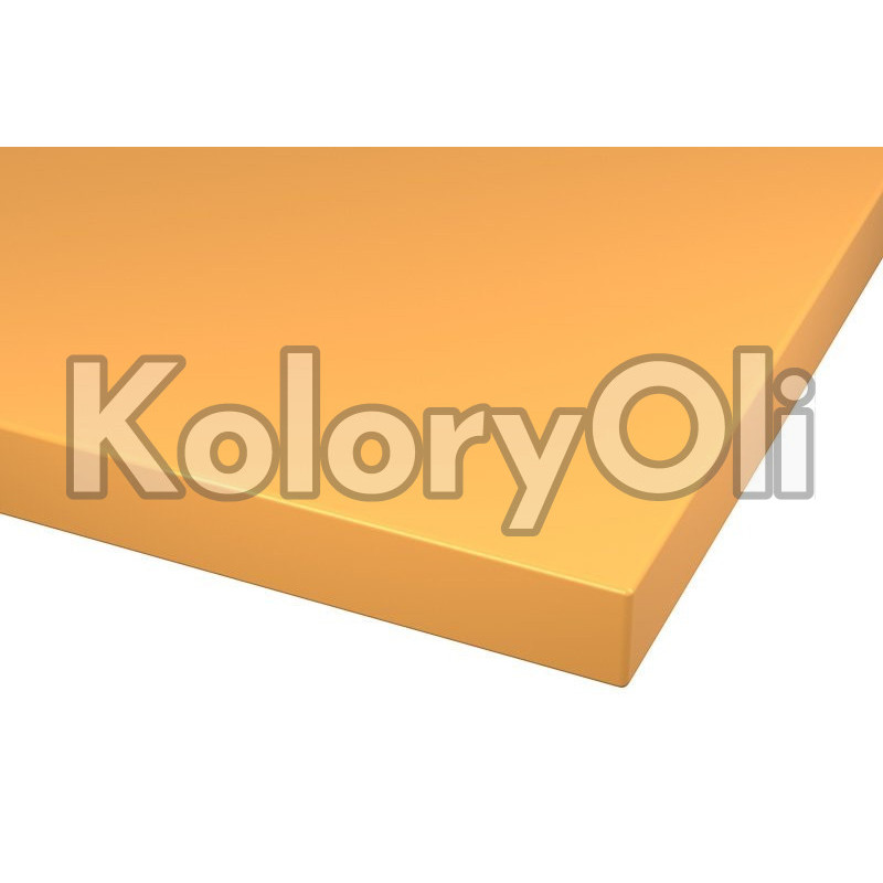 RAL 1017 QUALICOAT Farba Proszkowa Poliestrowa Kolor Żółty Szafranowy Gładki Połysk KO-V033