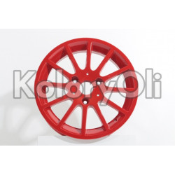 RAL 3001 QUALICOAT Farba Proszkowa Poliestrowa Kolor Czerwony Sygnałowy Drobna Struktura KO-V083