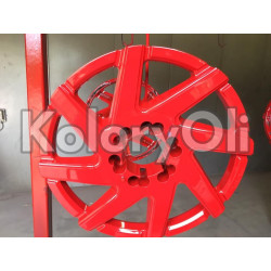 RAL 3001 QUALICOAT Farba Proszkowa Poliestrowa Kolor Czerwony Sygnałowy Drobna Struktura KO-V083