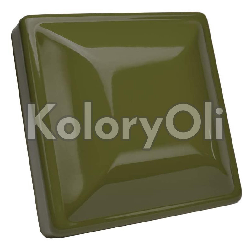 RAL 6003 QUALICOAT Farba Proszkowa Poliestrowa Kolor Zielony Oliwkowy Drobna Struktura KO-V208
