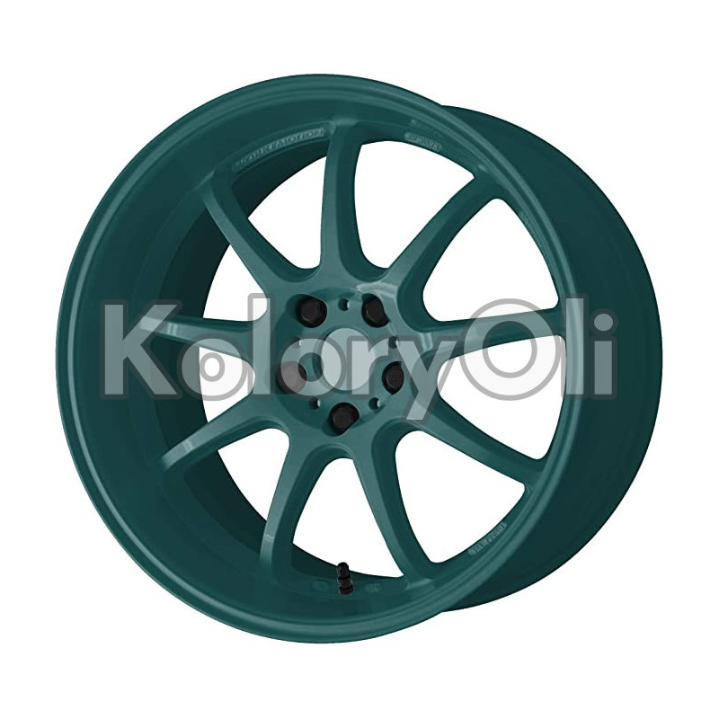 RAL 6004 QUALICOAT Farba Proszkowa Poliestrowa Kolor Zielony Niebieski Drobna Struktura KO-V208