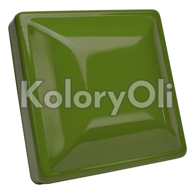 RAL 6010 QUALICOAT Farba Proszkowa Poliestrowa Kolor Zielona Trawiasta Drobna Struktura KO-V227