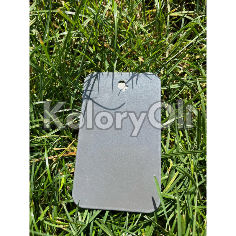 RAL 9023 bonderyzowany Perłowy QUALICOAT Farba Proszkowa Poliestrowa Kolor Srebrny Gładki Mat KO-V511