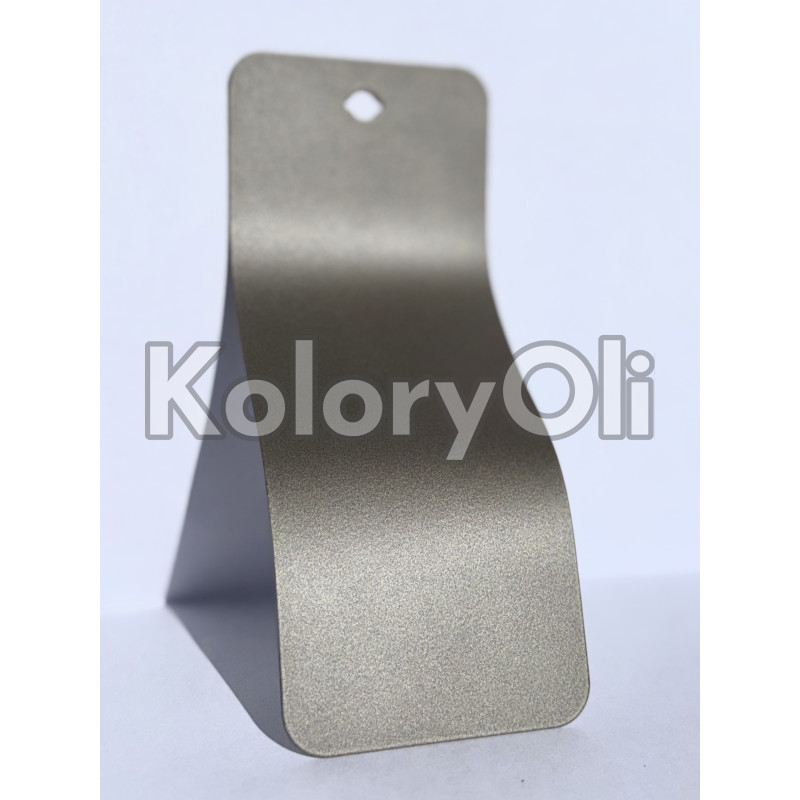 GREY BRONZE METALIK Farba Proszkowa Poliestrowa Kolor Brązowy Szary Gładki Mat KO-N0721