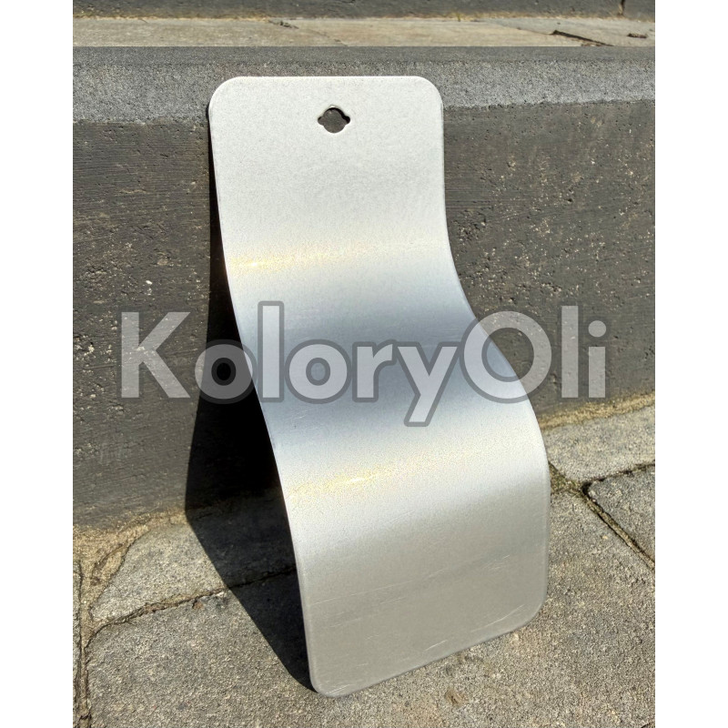 SILVER 80 Jasny Srebrny Perłowy Farba Proszkowa Poliestrowa Gładki Połysk KO-N0141