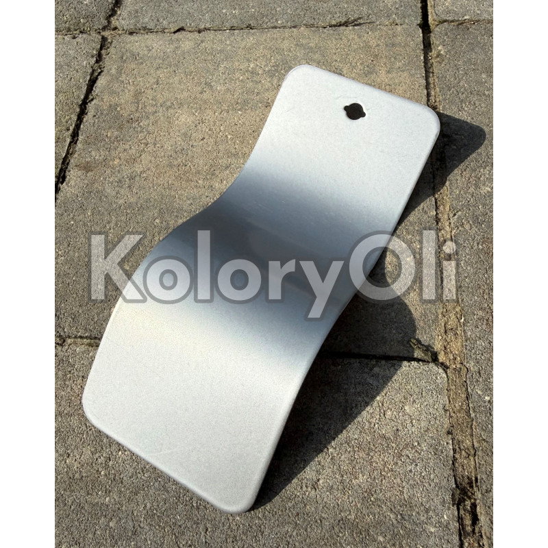 SILVER 80 Jasny Srebrny Perłowy Farba Proszkowa Poliestrowa Gładki Połysk KO-N0141