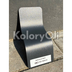 ANTRACYT NOIR Farba Proszkowa Poliestrowa Drobna Struktura Mat KO-N0618