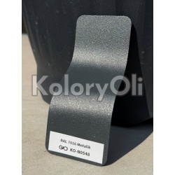 RAL 7016 Farba Proszkowa Poliestrowa Kolor Szary Antracyt Metalik Półmat drobna struktura (35-45 glosów) KO-N0548