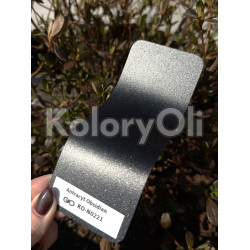 Antracyt Obsidian Metalik Farba Proszkowa Poliestrowa Drobna Struktura Mat KO-N0221