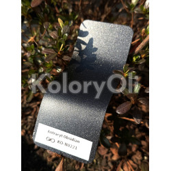 Antracyt Obsidian Metalik Farba Proszkowa Poliestrowa Drobna Struktura Mat KO-N0221