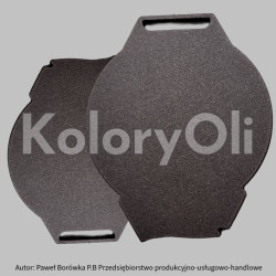 Blask Brązu Metalik Farba Proszkowa Poliestrowa Kolor Brązowy Gładki Mat KO-N0718