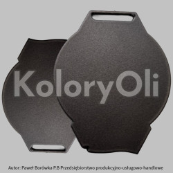 Blask Złota Metalik Farba Proszkowa Poliestrowa Kolor Brązowy Gładki Mat KO-N0719