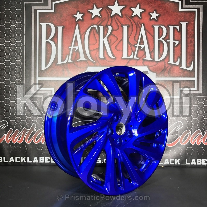 LOLLYPOP BLUE Farba Proszkowa Poliuretanowa Kolor Niebieski Wysoki połysk KO-PP0063