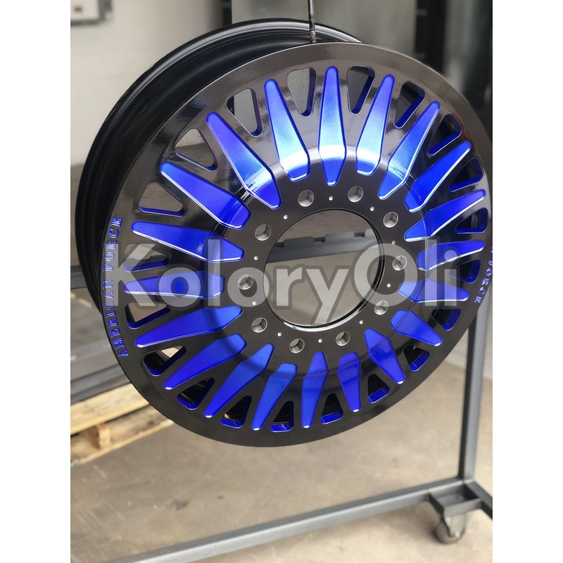 LOLLYPOP BLUE Farba Proszkowa Poliuretanowa Kolor Niebieski Wysoki połysk KO-PP0063