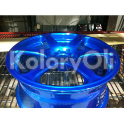 ANODIZED BLUE Farba Proszkowa Poliuretanowa Kolor Niebieski Wysoki połysk KO-PP0177