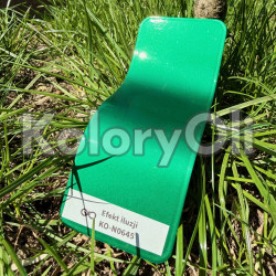 EFEKT ILUZJI System Dwuwarstwowy Farba Proszkowa Poliestrowa Kolor Zielony Połysk KO-N0645- SPRZEDAŻ HURTOWA