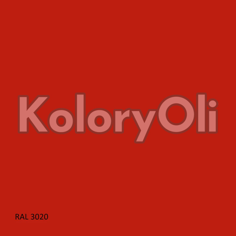 ESD ANTYSTATYCZNA Półprzewodząca RAL 3020 Farba Proszkowa Poliestrowa Kolor Czerwony Gładki Półpołysk KO-A00822-PRODUKCJA