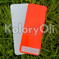 ZESTAW FLUO Transparent Jasny Czerwony Neonowy RAL 3026 KO-N0048 + Podkład biały wyrównujący KO-N0134 ZESTAW FLUO Transparent Jasny Czerwony Neonowy RAL 3026 KO-N0048 + Podkład biały wyrównujący KO-N0134