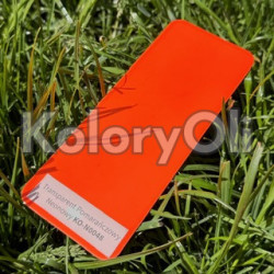 Transparent Pomarańczowy Neonowy Farba Proszkowa Poliestrowa Połysk KO-N0048
