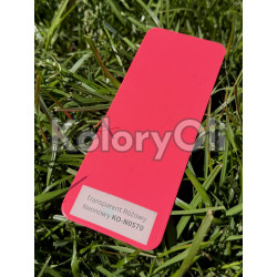 Transparent Różowy Neonowy Farba Proszkowa Poliestrowa Gładki Połysk KO-N0570