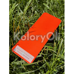 Transparent Pomarańczowy Neonowy Farba Proszkowa Poliestrowa Połysk KO-N0048