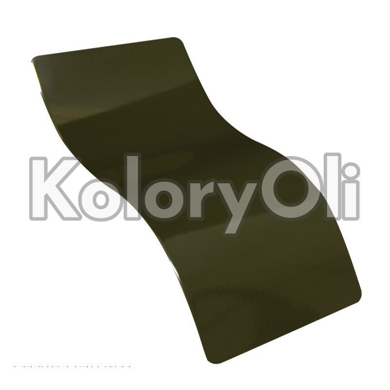 RAL 6014 QUALICOAT Farba Proszkowa Poliestrowa Kolor Oliwkowy Żółty Drobna Struktura Mat KO-L0238