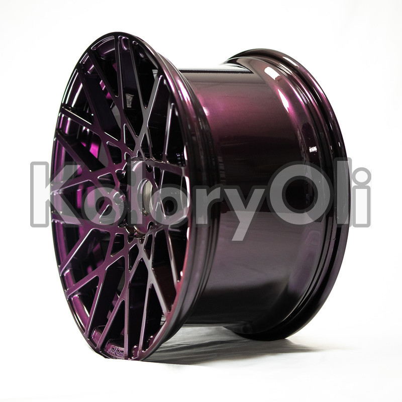 MISTY BURGUNDY Farba Proszkowa Poliestrowa Kolor Czerwony Połysk KO-PP0003