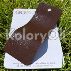RAL 8017 Farba Proszkowa Poliestrowa Kolor Brązowy Czekoladowy Gruba Struktura KO-N0114