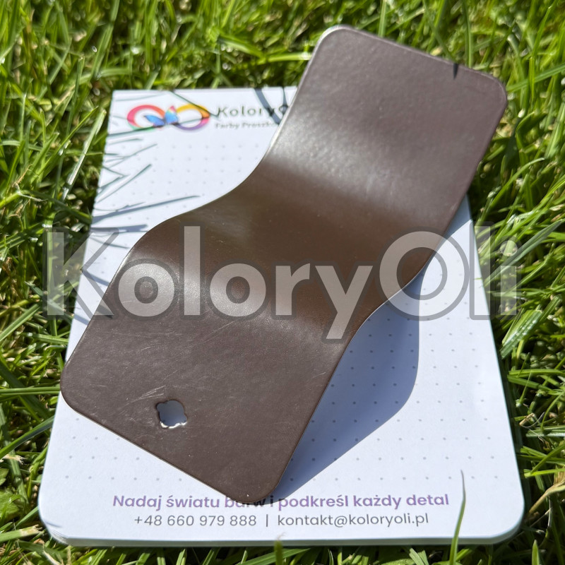 RAL 8017 Farba Proszkowa Poliestrowa Kolor Brązowy Czekoladowy Gładki Mat KO-N0110