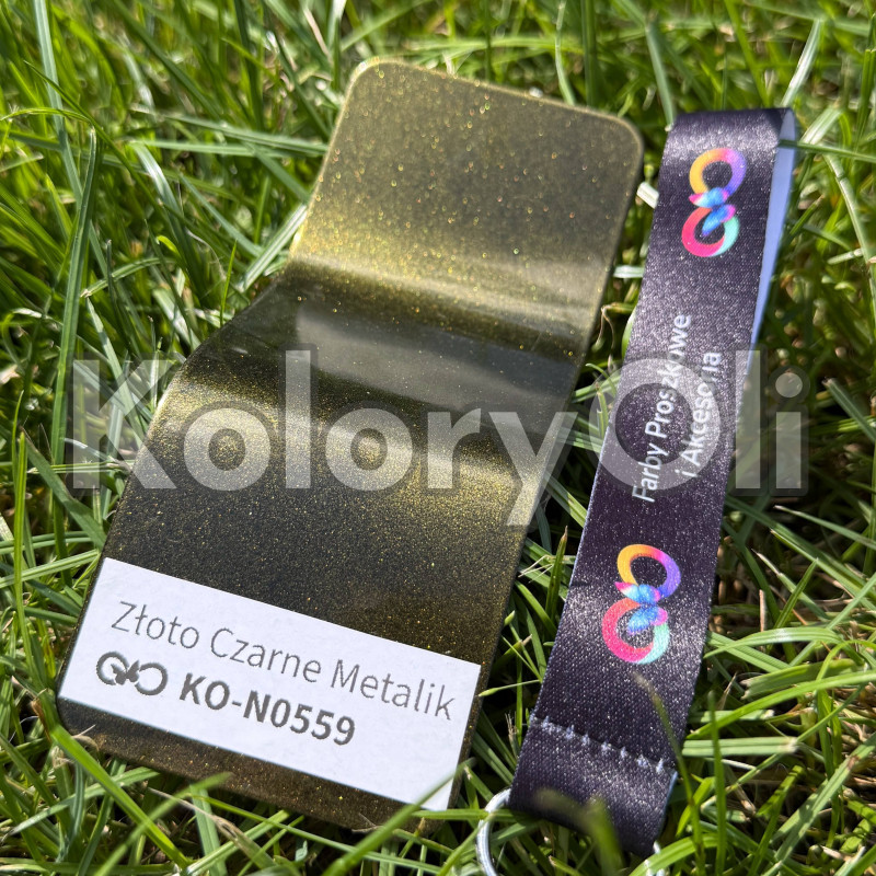 ZŁOTO CZARNE Metalik Farba Proszkowa Poliestrowa Gładki Połysk KO-N0559 ZŁOTO CZARNE Metalik Farba Proszkowa Poliestrowa Gładki Połysk KO-N0559